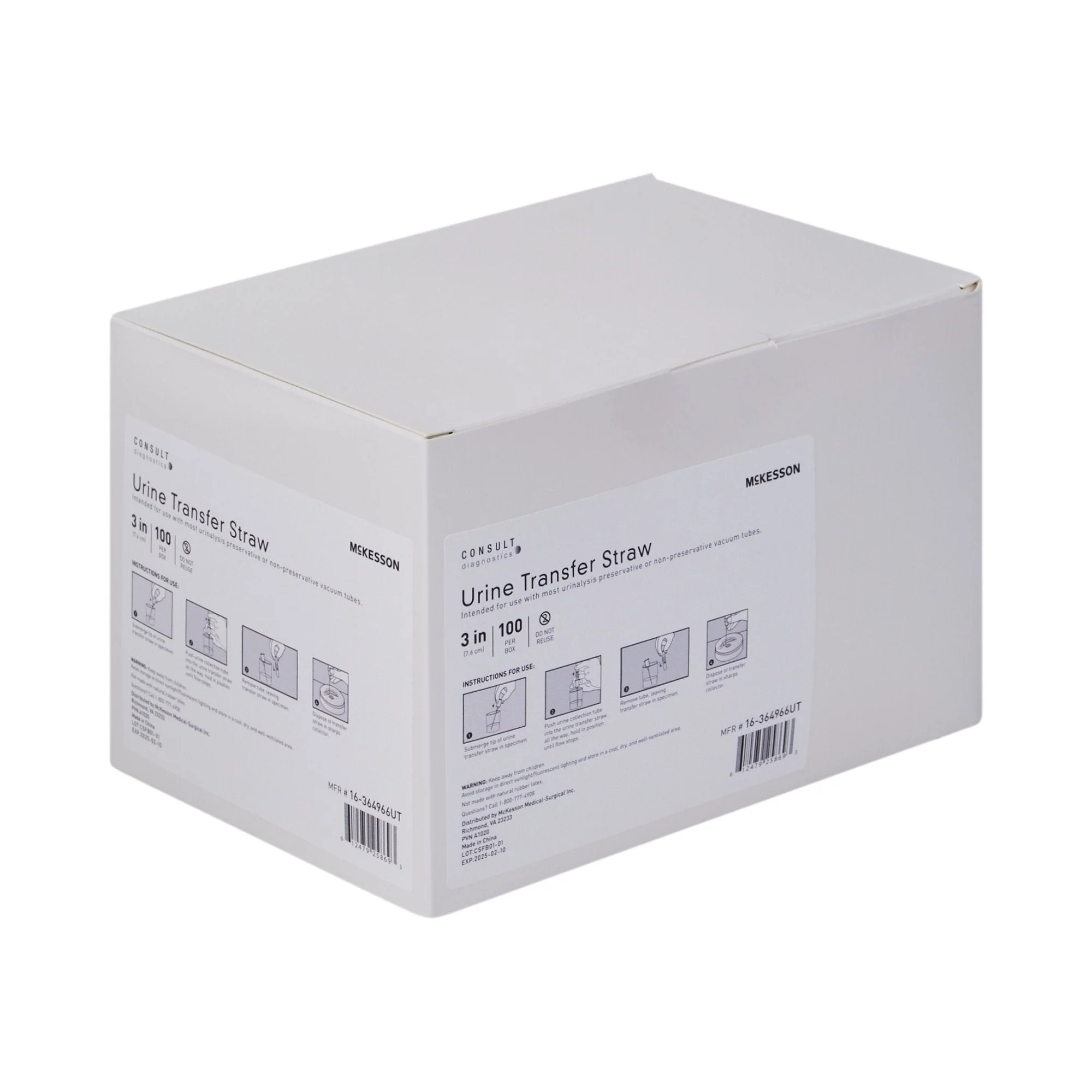 McKesson Brand McKesson Consult Urine Transfer Straw (1000/CS) - Image 2