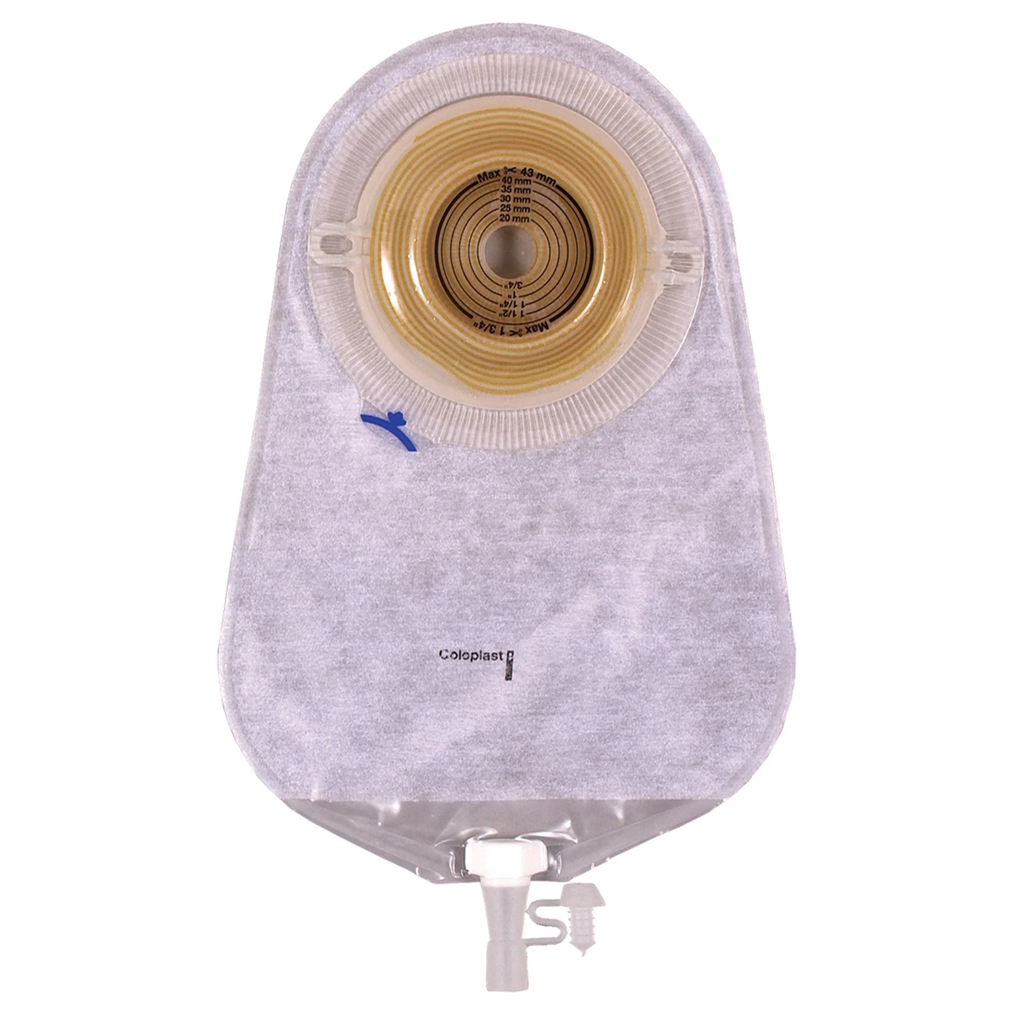 Coloplast Assura Deep Convex 1-Piece Transparent Urostomy Pouch, Cut to Fit 15 – 33mm (10/BX)