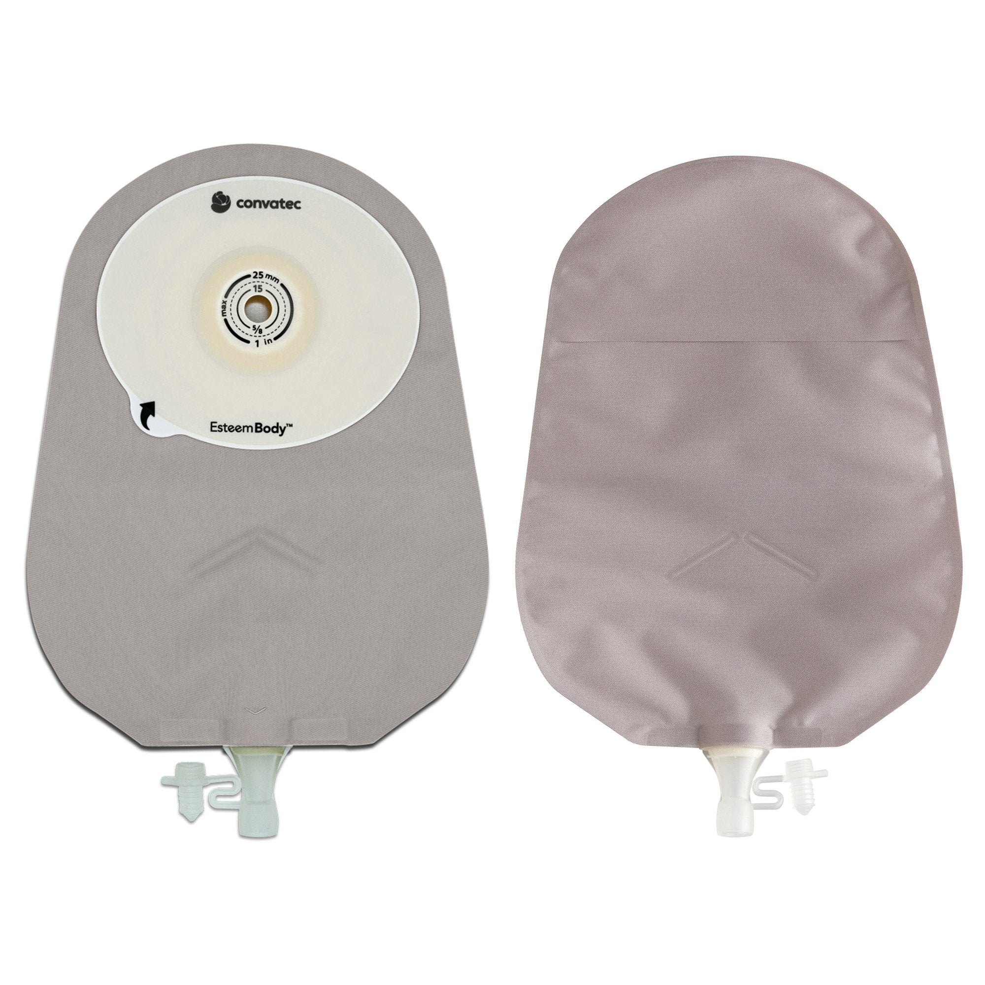 ConvaTec Esteem Body Soft Convex One-Piece Urostomy Pouch, Cut to Fit Stomas 10 – 35 mm (10/BX)