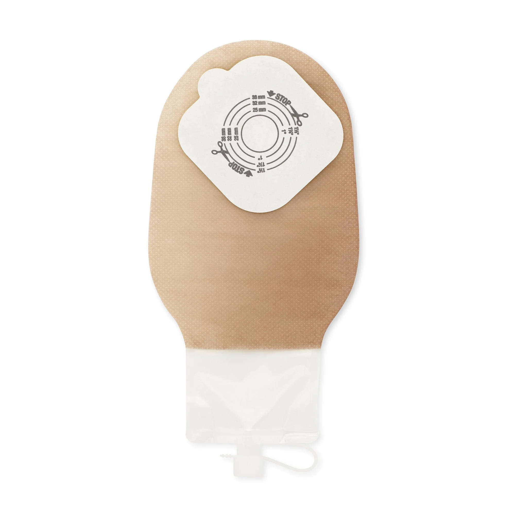 Hollister Pouchkins One-Piece Transparent Urostomy Pouch, Cut to fit up to 38 mm (10/BX) - Image 2