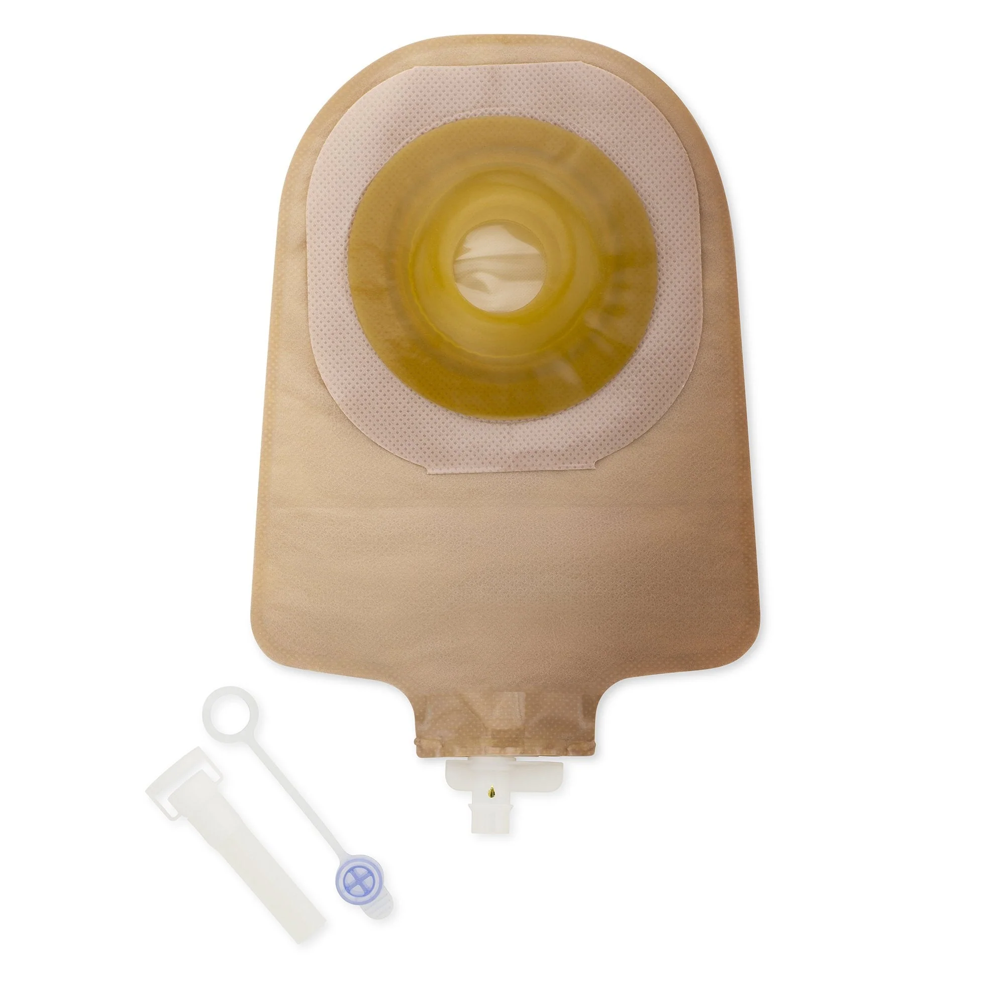 Hollister Premier One-Piece Beige Urostomy Pouch, Pre-cut to Fit 38 mm Stomas (5/BX) - Image 2
