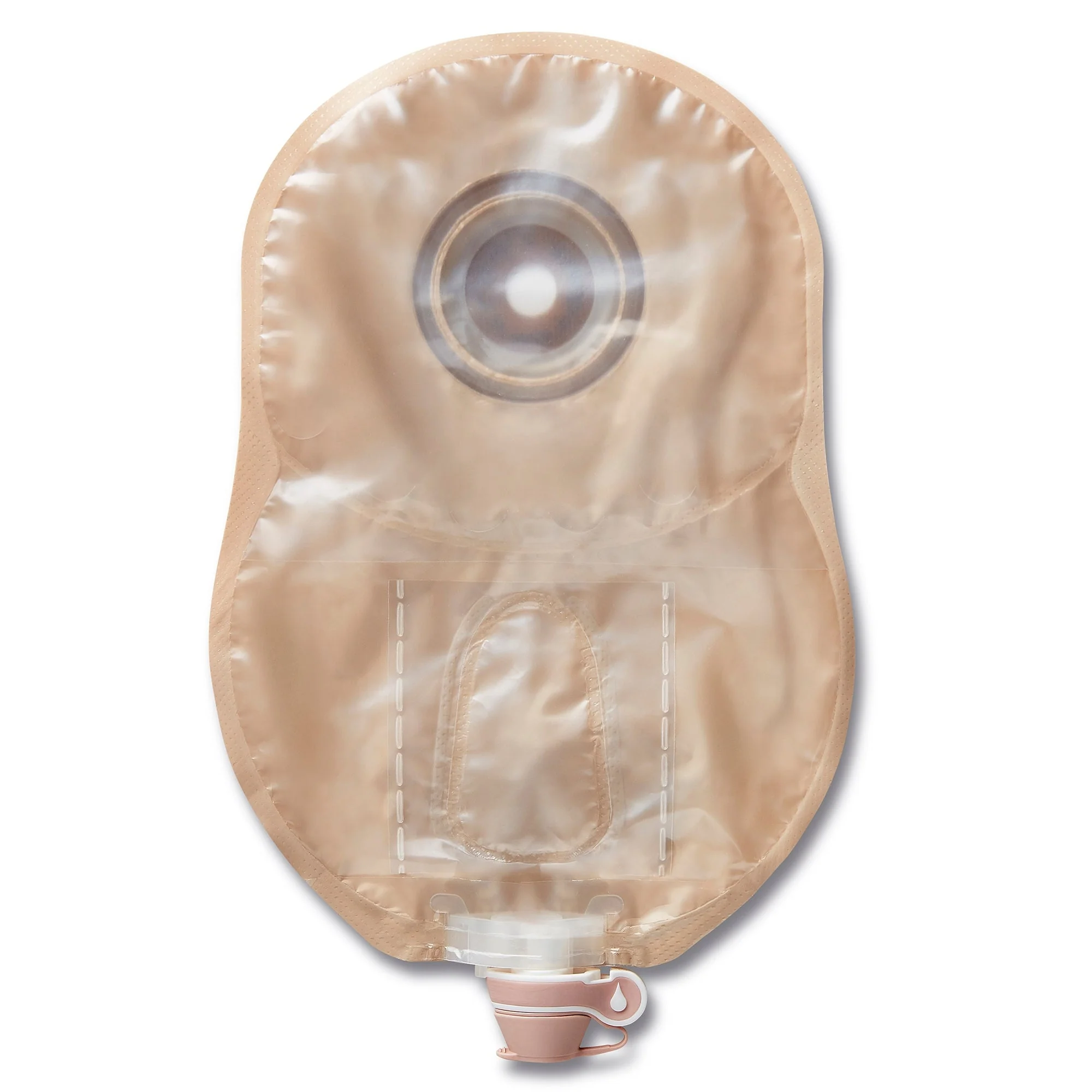 Hollister CeraPlus One-Piece Convex Beige Urostomy Pouch, Pre-cut to Fit 29 mm Stomas (5/BX) - Image 3