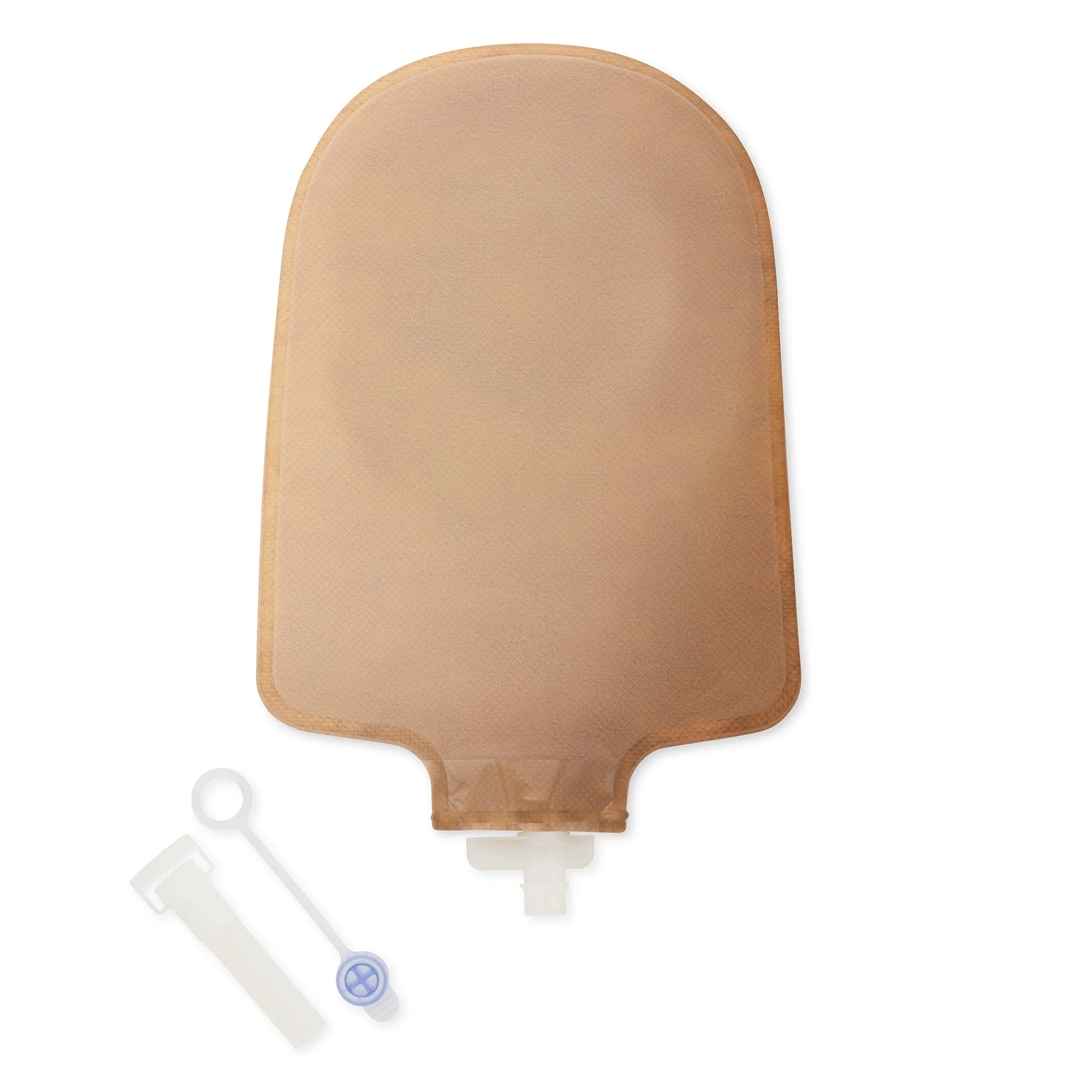 Hollister Premier One-Piece Beige Urostomy Pouch, Pre-cut to Fit 25 mm Stomas (5/BX) - Image 3