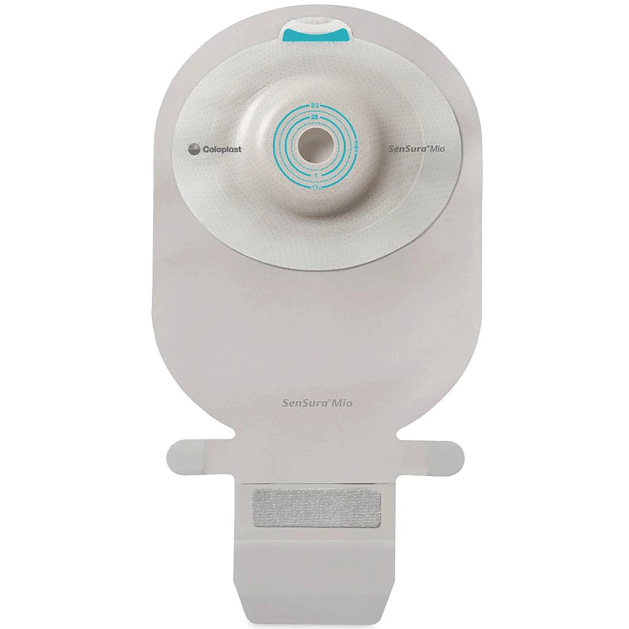 Urostomy Pouch SenSura Mio Convex One-Piece System 10-1/2 Inch Length, Maxi Convex Light, Trim to Fit 3/8 to 7/8 Inch Stoma Drainable