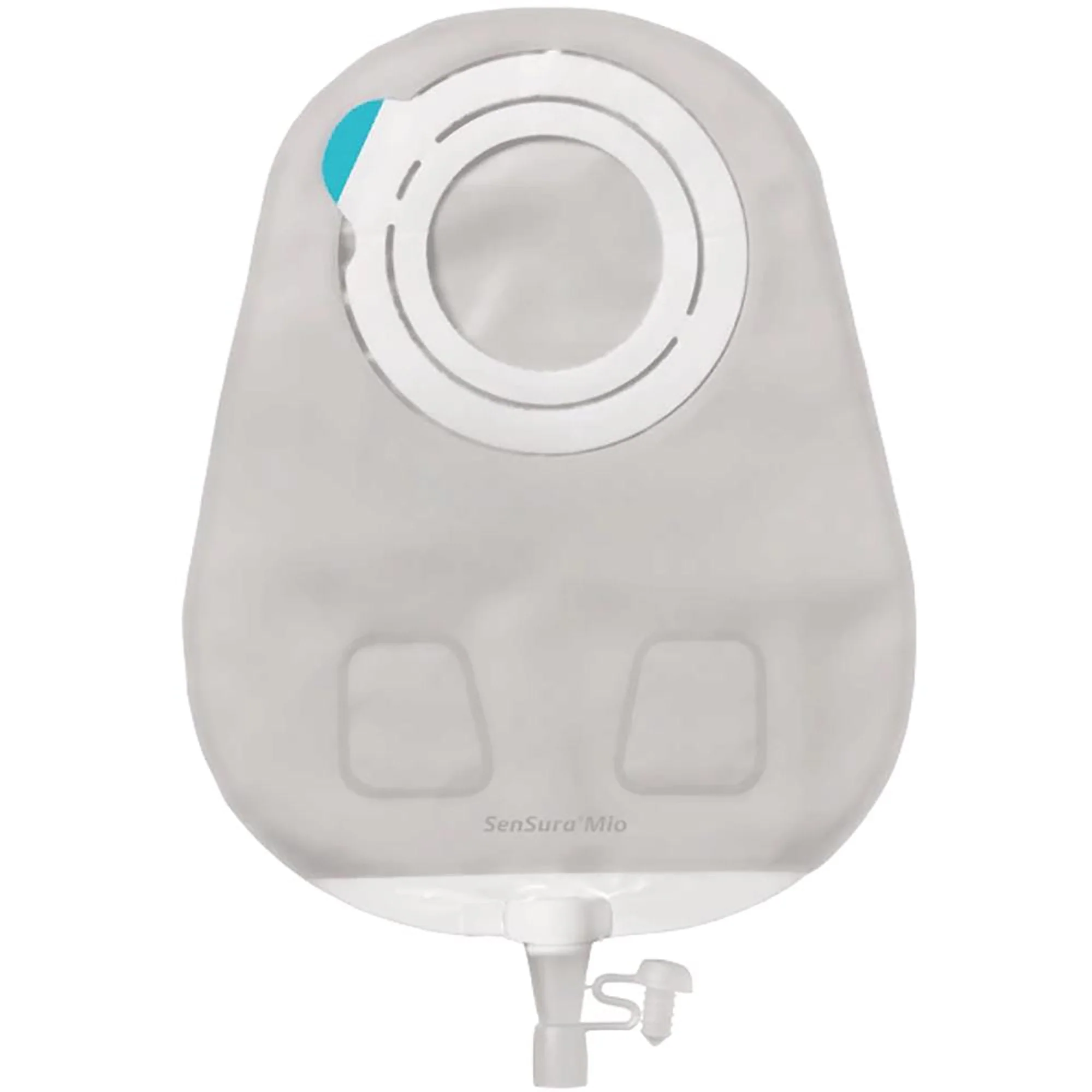 Coloplast SenSura Mio Flex 2-Piece Transparent Urostomy Pouch, Red Match (10/BX) - Image 2
