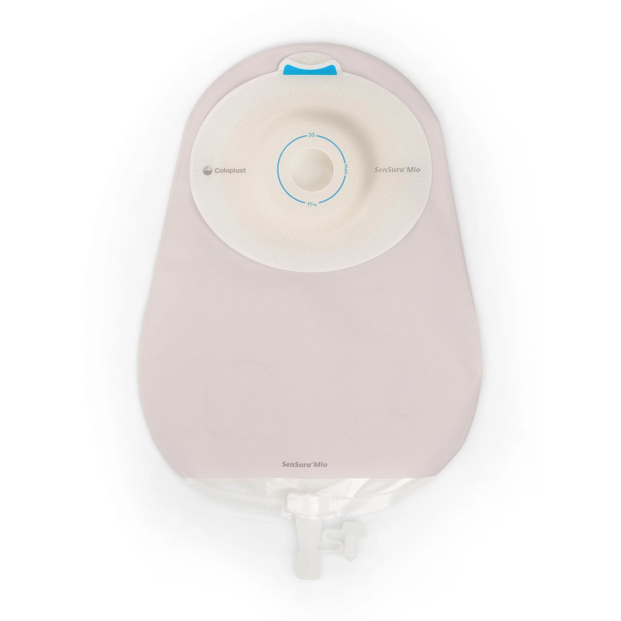 Coloplast Urostomy Pouch SenSura Mio One-Piece System Convex, Pre-Cut 7/8 Inch Stoma Drainable (10/BX) - Image 2
