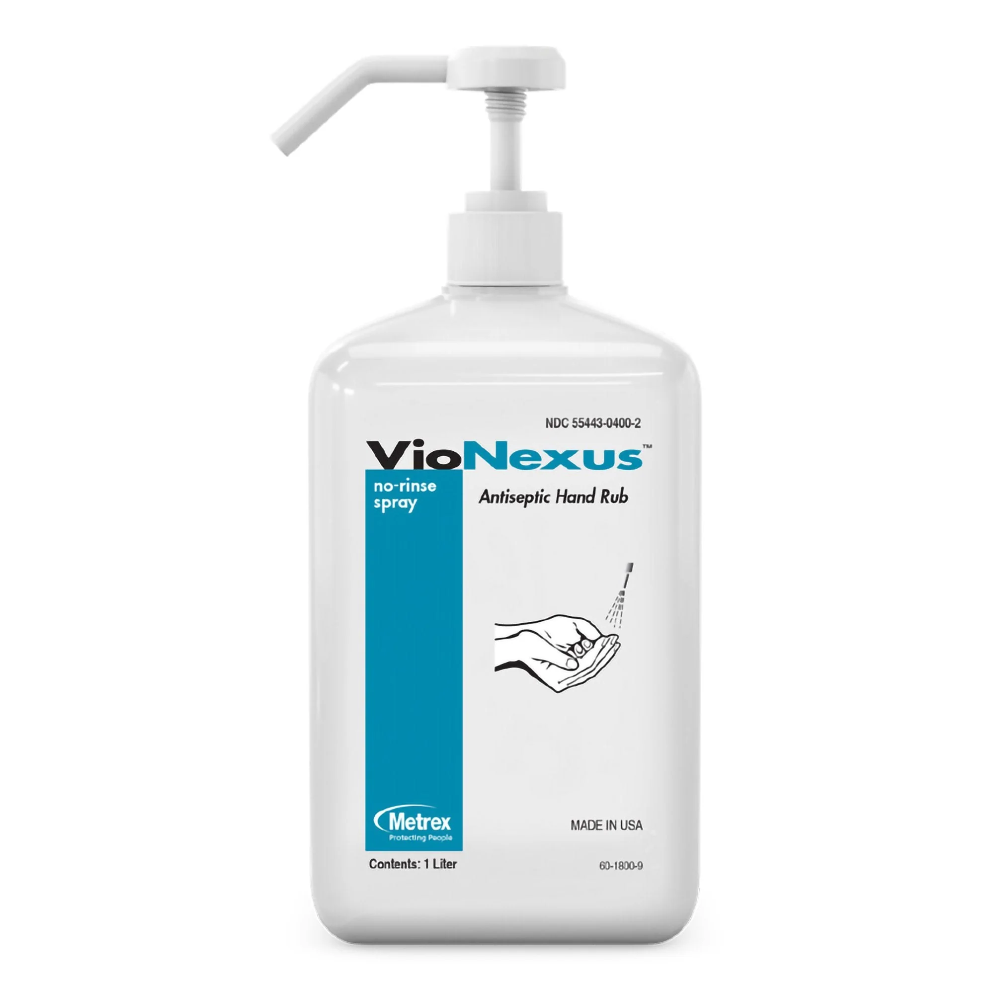 Metrex Research VioNexus Ethyl Alcohol Liquid Hand Sanitizer, 1,000 mL Pump Bottle (6/CS)