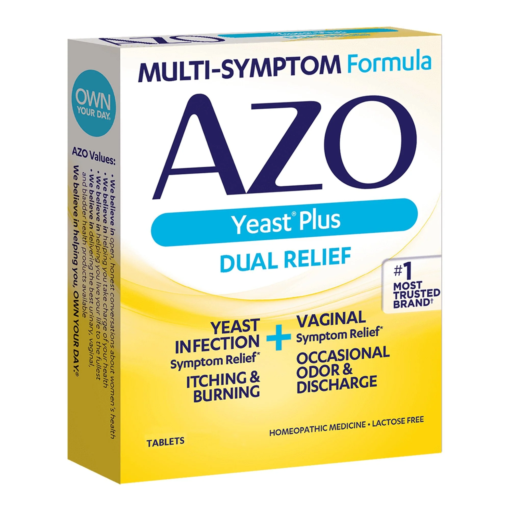 i-Health Inc AZO Yeast Plus Tablets - Image 3