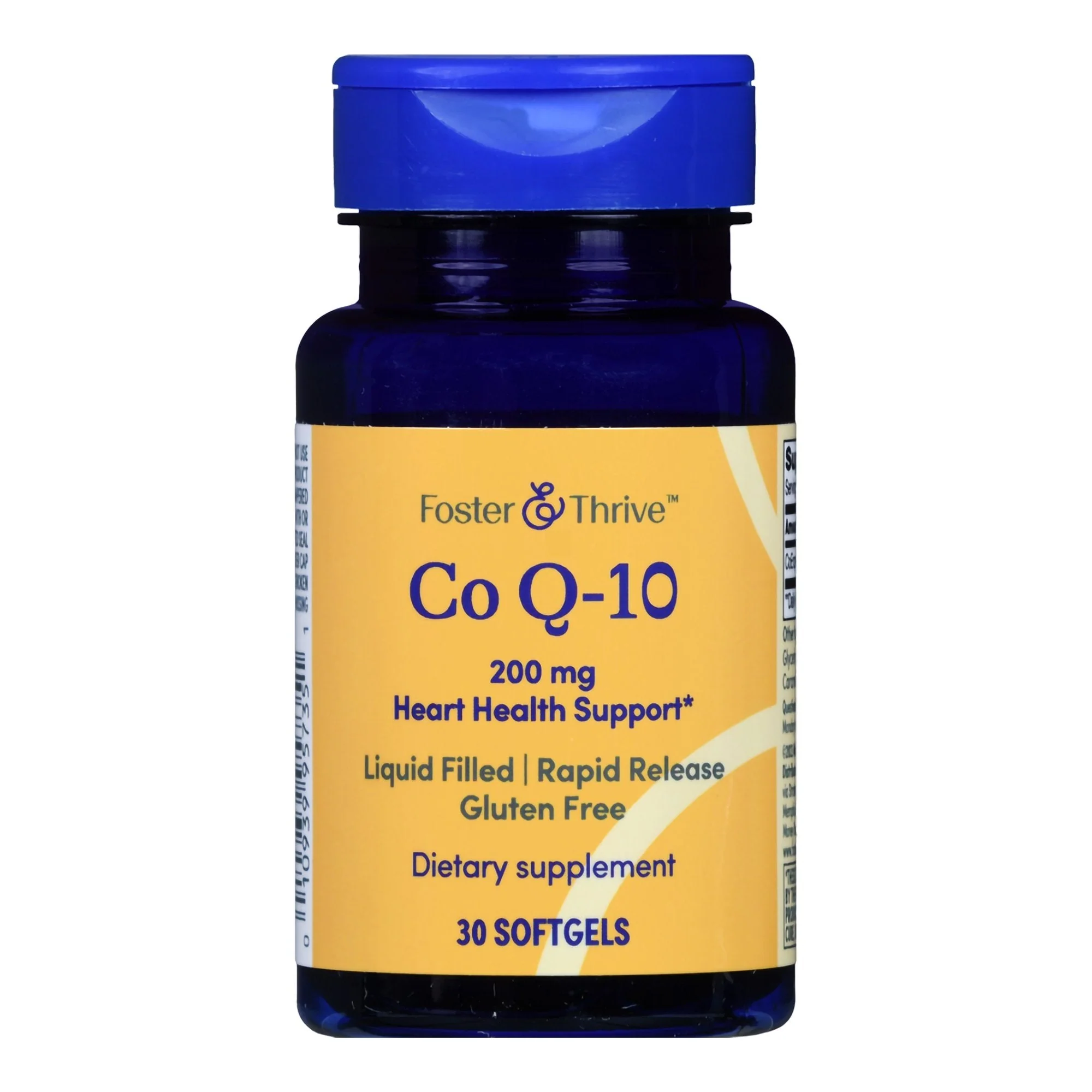 McKesson Brand Foster & Thrive Co Q-10 200 mg Rapid Release Softgels