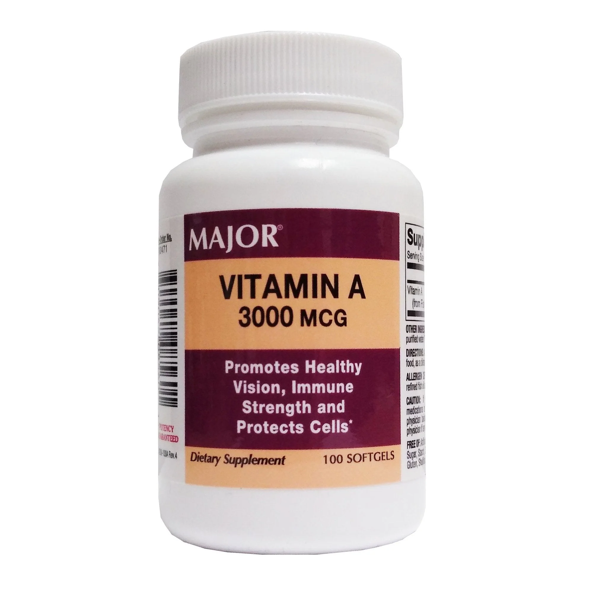 Major Pharmaceuticals Major Vitamin A Supplement