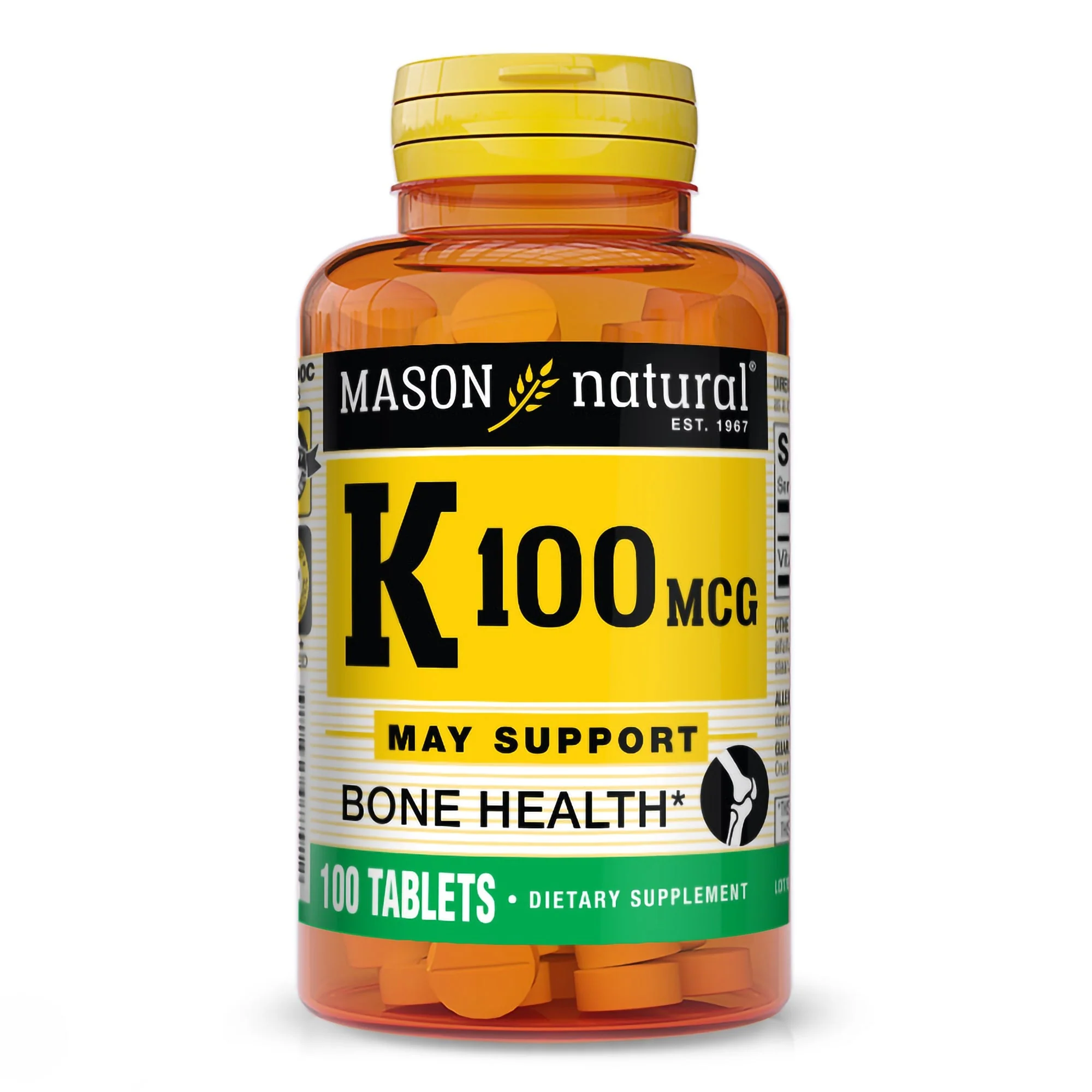 Mason Vitamins Mason Natural Vitamin K 100 mcg Tablets
