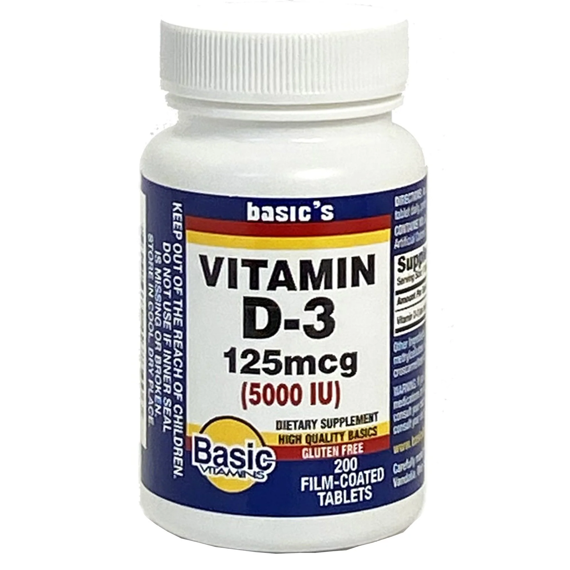 Basic Drug Basic's Vitamin D-3 Vitamin Supplement