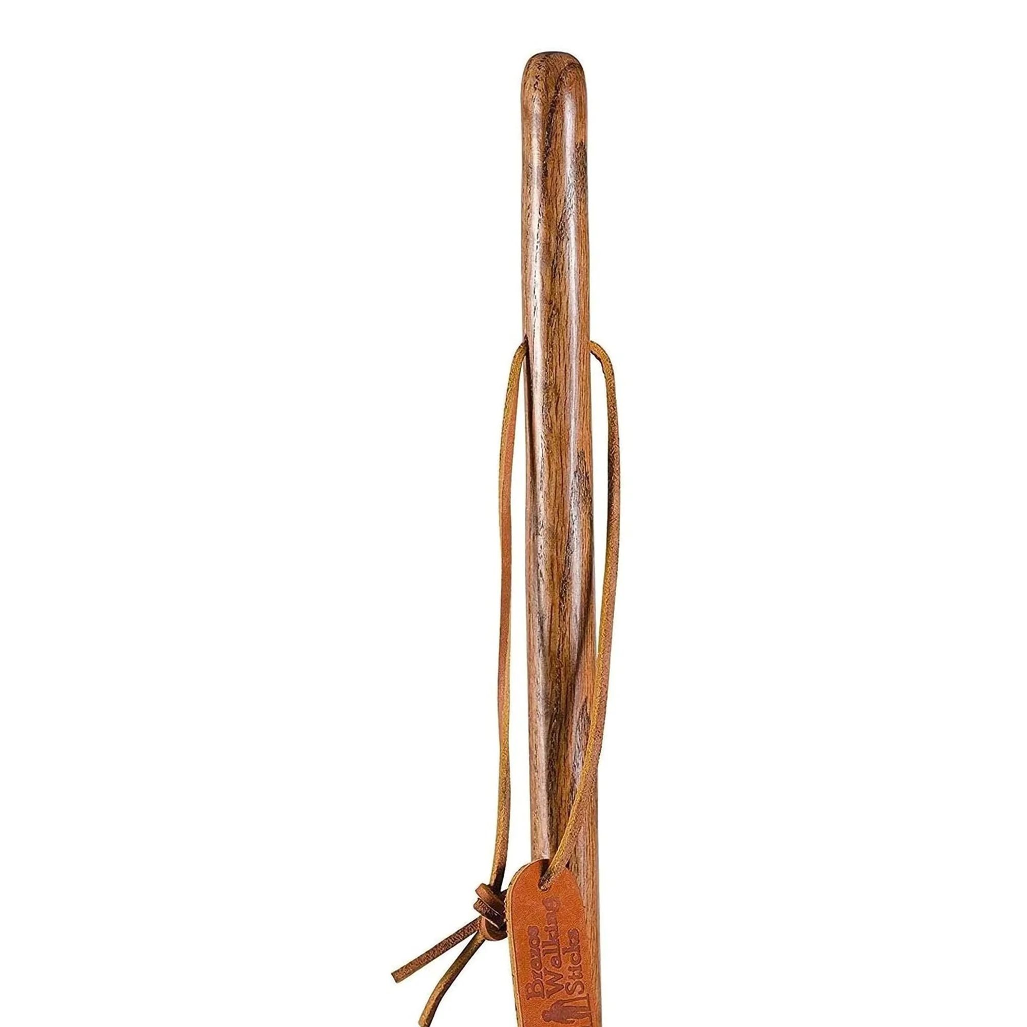 Mabis Healthcare Brazos Twisted Oak Backpacker Handcrafted Walking Stick, 55-Inch, Brown - Image 3