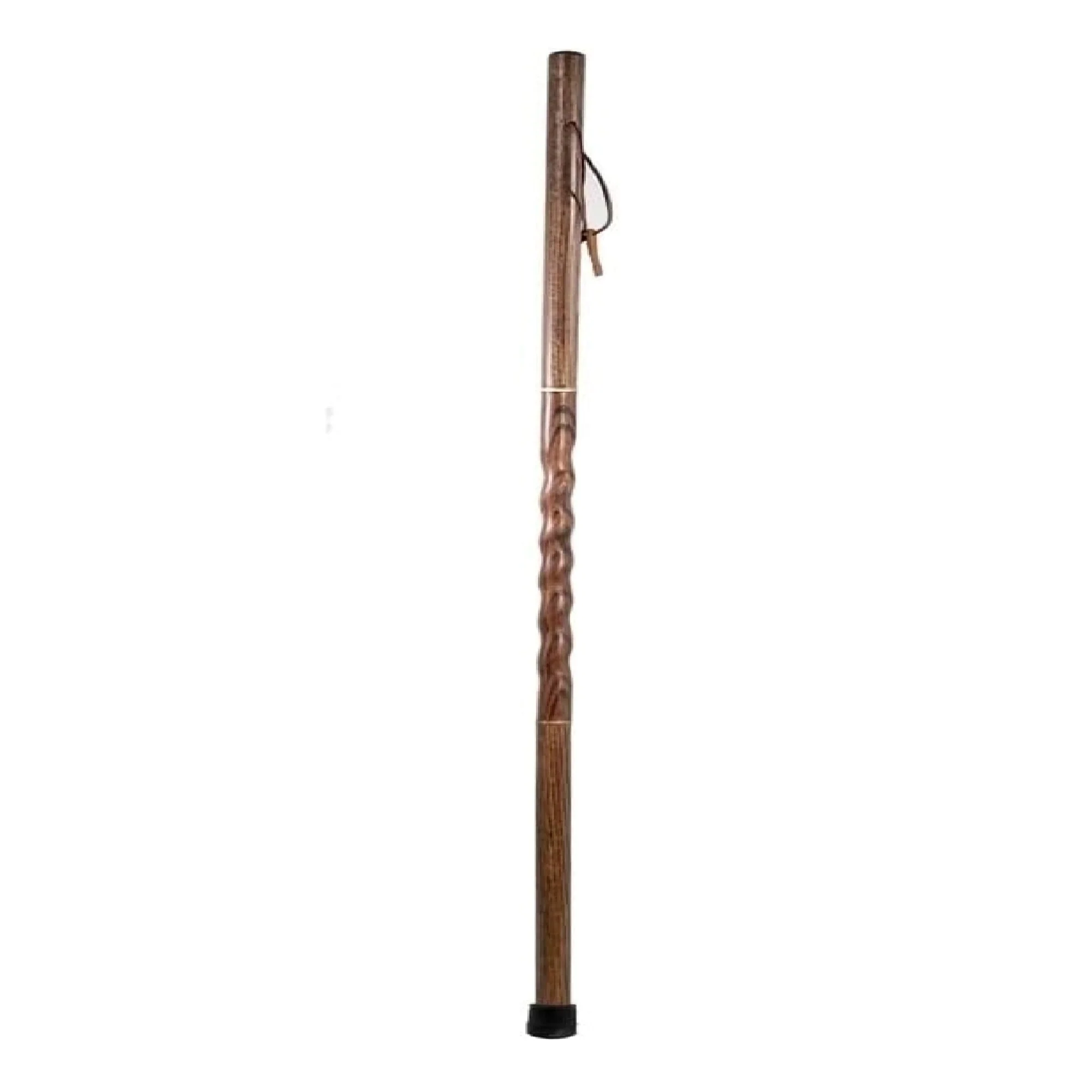 Mabis Healthcare Brazos Twisted Oak Traveler's Handcrafted Walking Stick, 55-Inch, Brown - Image 2