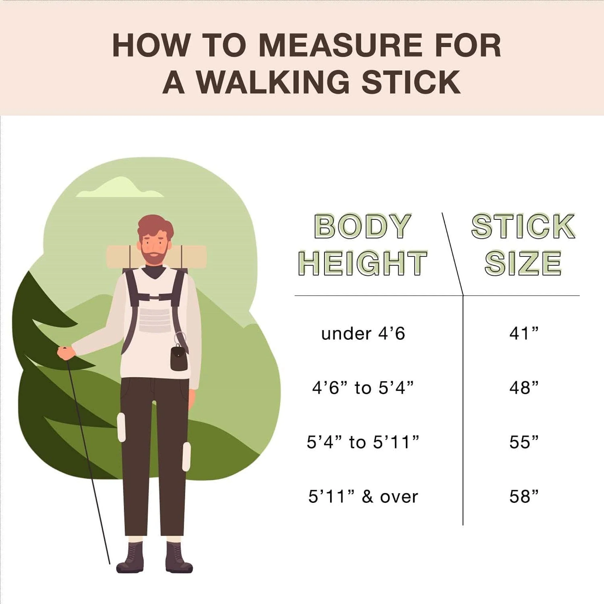 Mabis Healthcare Brazos Twisted Oak Traveler's Handcrafted Walking Stick, 55-Inch, Brown - Image 5