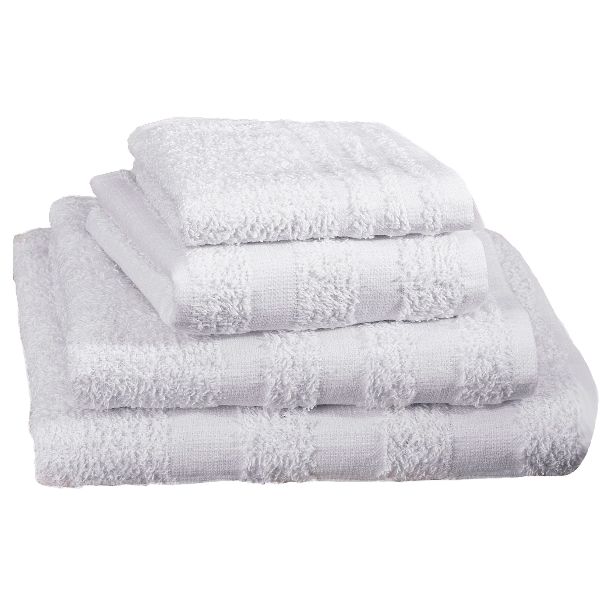 The Pillow Factory Division Merit Trio Cotton Washcloth, White, 12 x 12 Inch (12/DZ) - Image 3