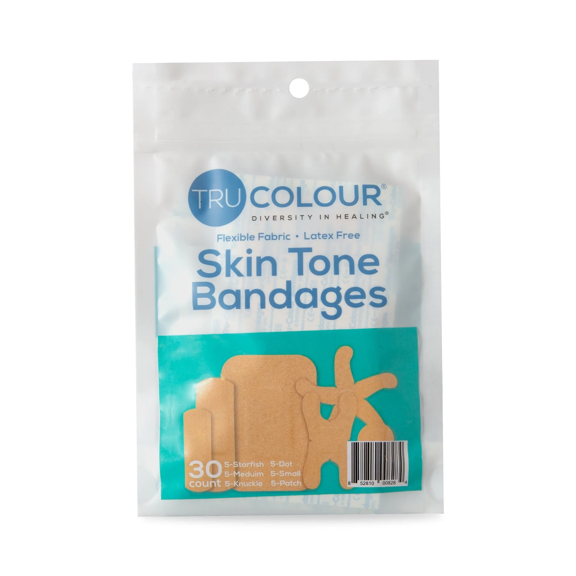 Tru-Colour Products LLC TruColour Beige Adhesive Strip, Assorted Shapes and Sizes (1500/CS) - Image 2