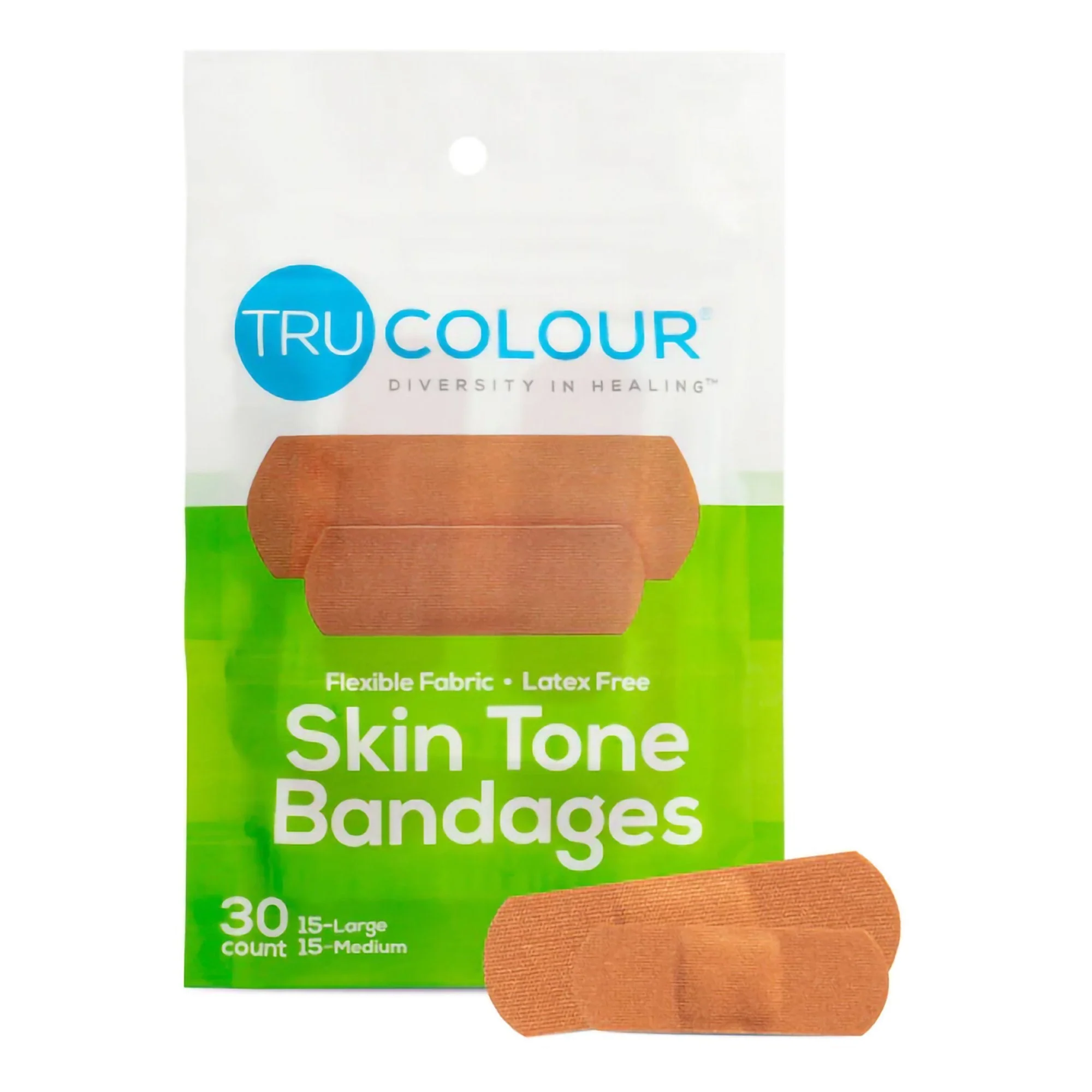 Tru-Colour Products LLC TruColour Olive Adhesive Strip, 1 x 3 Inch (1500/CS)