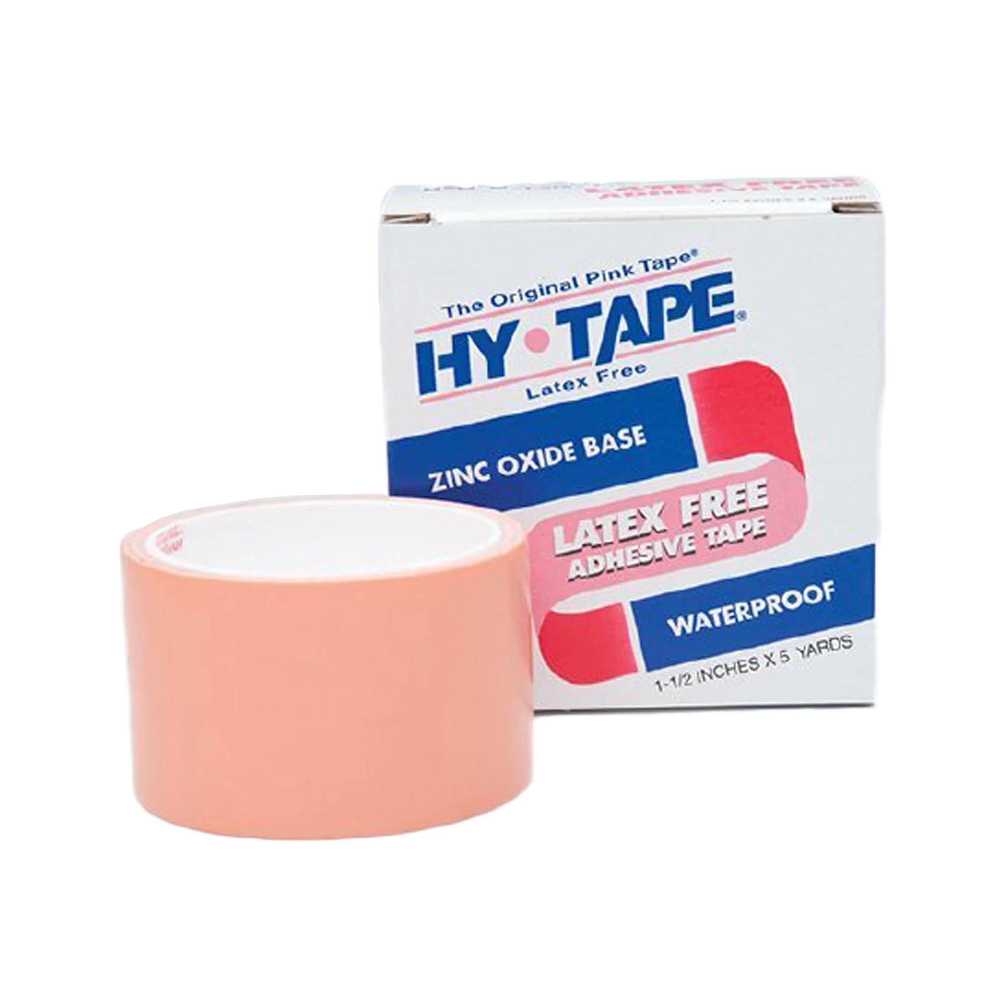 Waterproof Medical Tape Hy-Tape Pink 2 Inch X 5 Yard Zinc Oxide Adhesive Zinc Oxide NonSterile