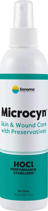 Wound Cleanser Microcyn 8 oz. Spray Bottle NonSterile Antimicrobial