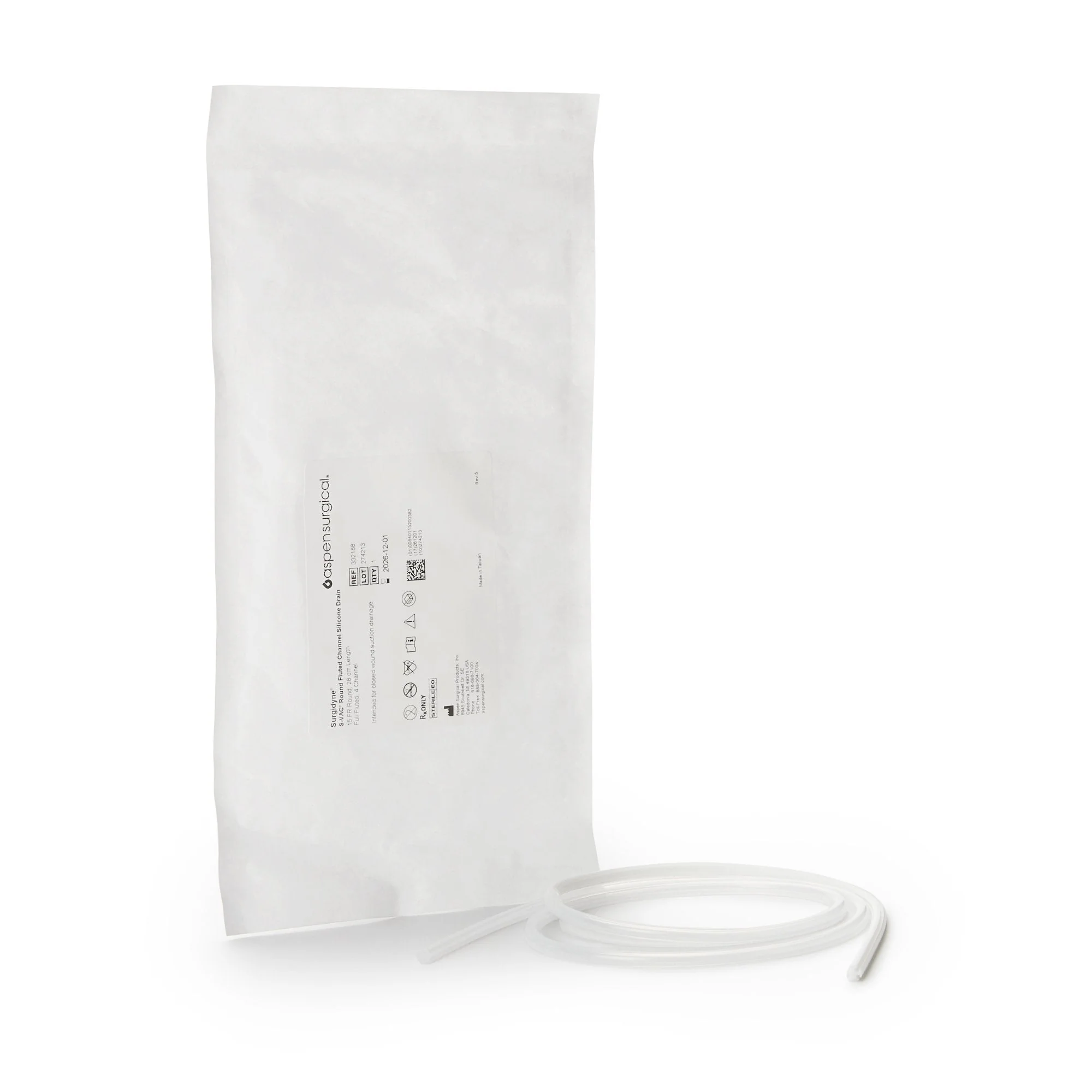 McKesson Brand S-Vac Wound Drain, 15 Fr. (10/CS)