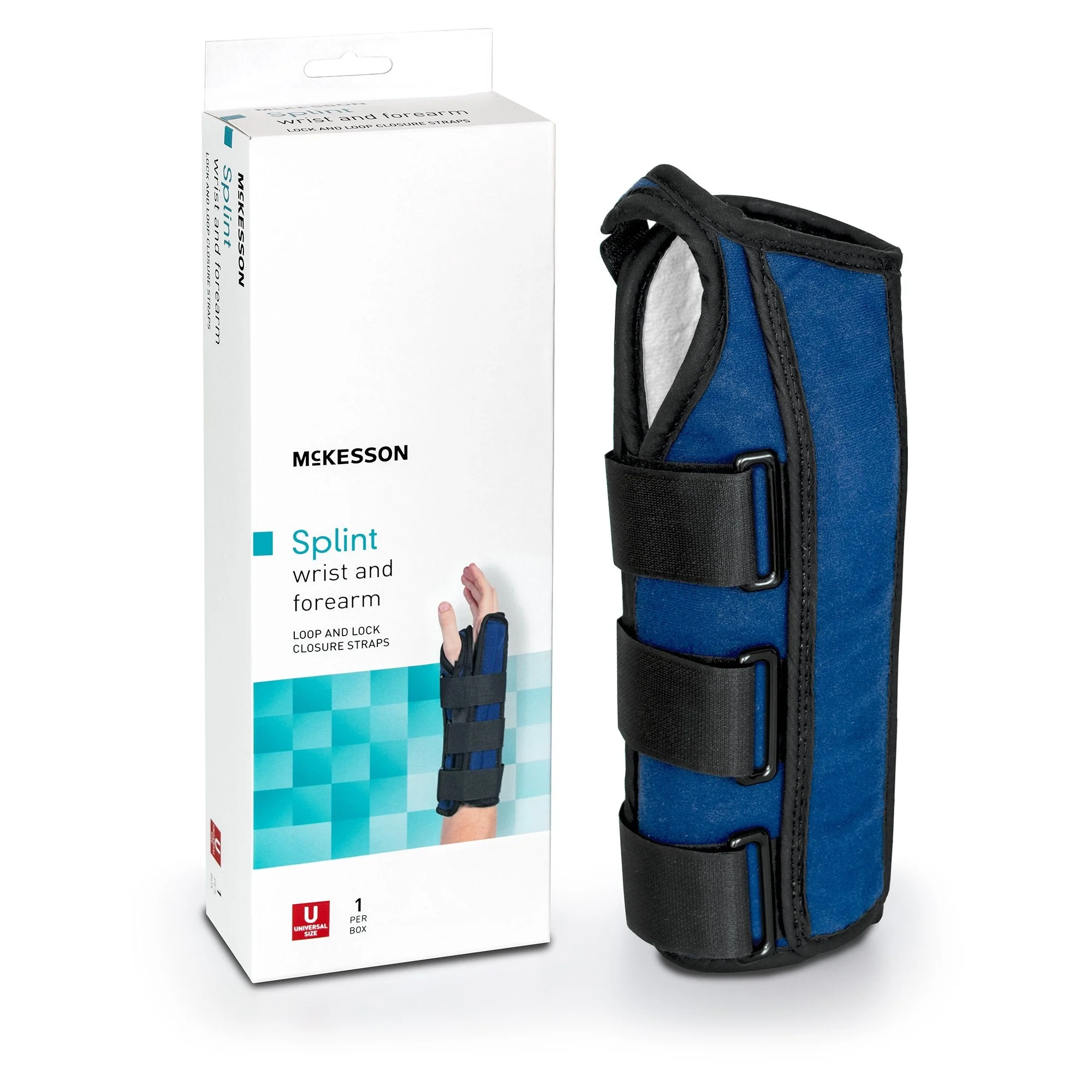 McKesson Brand McKesson Left Wrist / Forearm Splint, One Size Fits Most