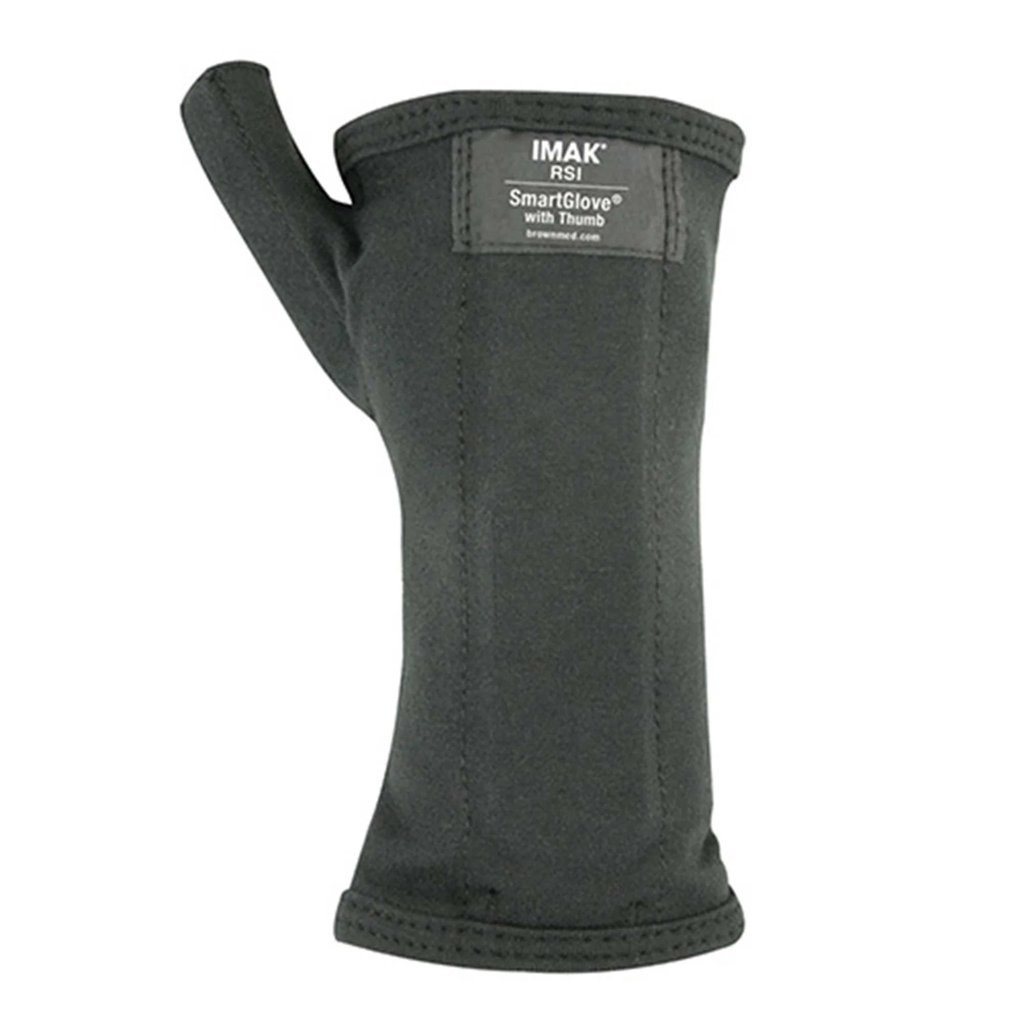 Brownmed IMAK RSI SmartGlove with Thumb Support Glove, Small, Black - Image 2